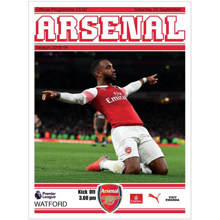 cover art for Arsenal v Watford - September 29, 2018