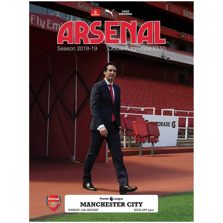 cover art for Arsenal v Manchester City - August 6, 2018