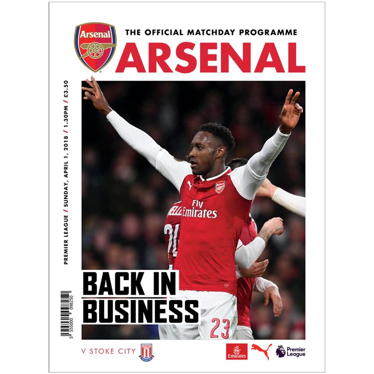 cover art for Arsenal v Stoke City - April 1, 2018