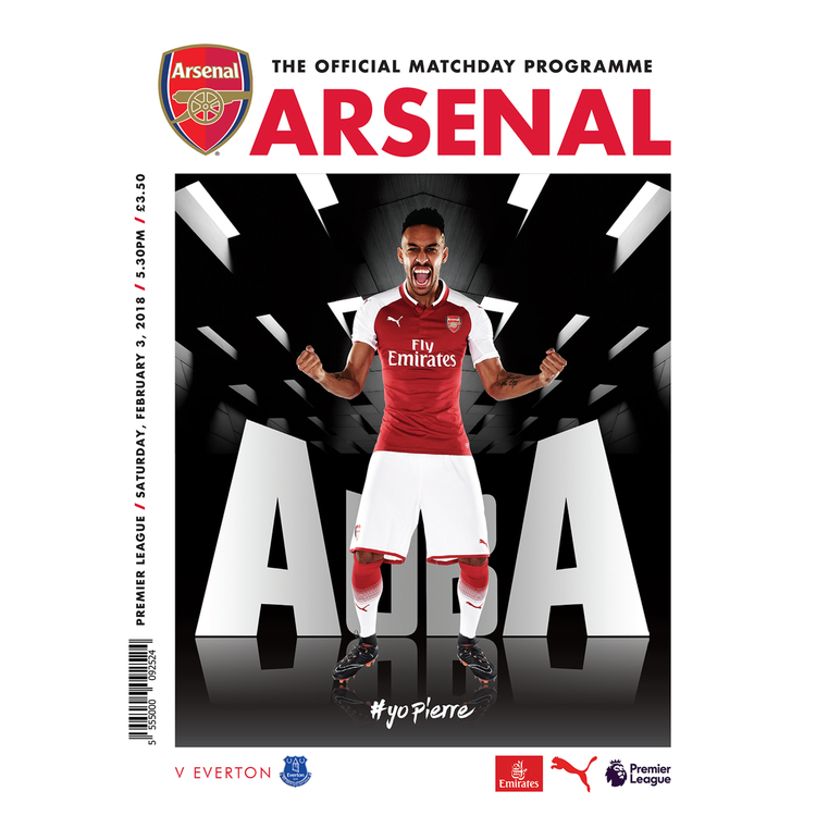 cover art for Arsenal v Everton - February 3, 2018