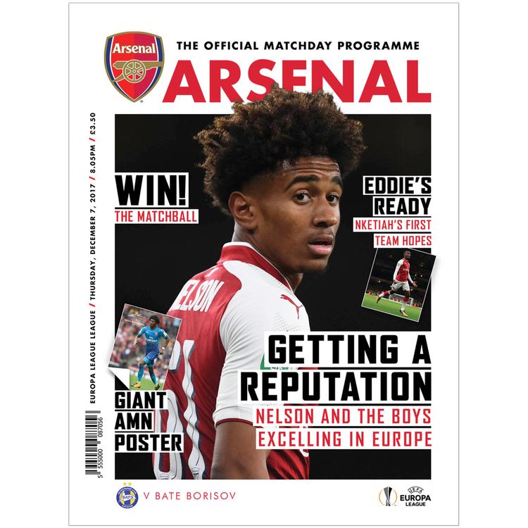 cover art for Arsenal v Bate Borisov