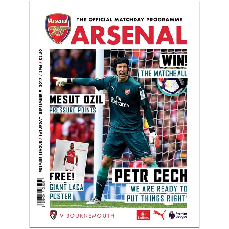 cover art for Arsenal v Bournemouth - Sep 9, 2017