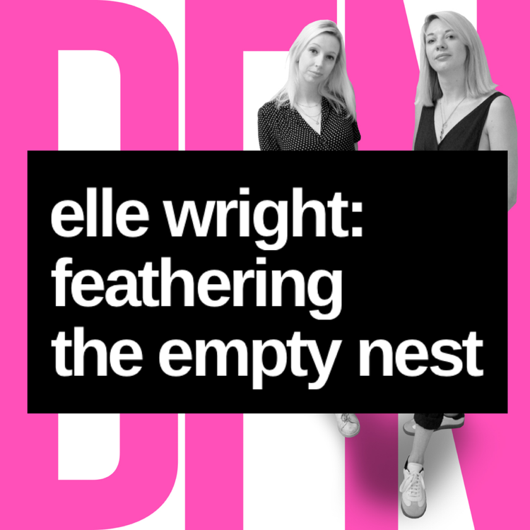 cover art for Elle Wright: Feathering the Empty Next
