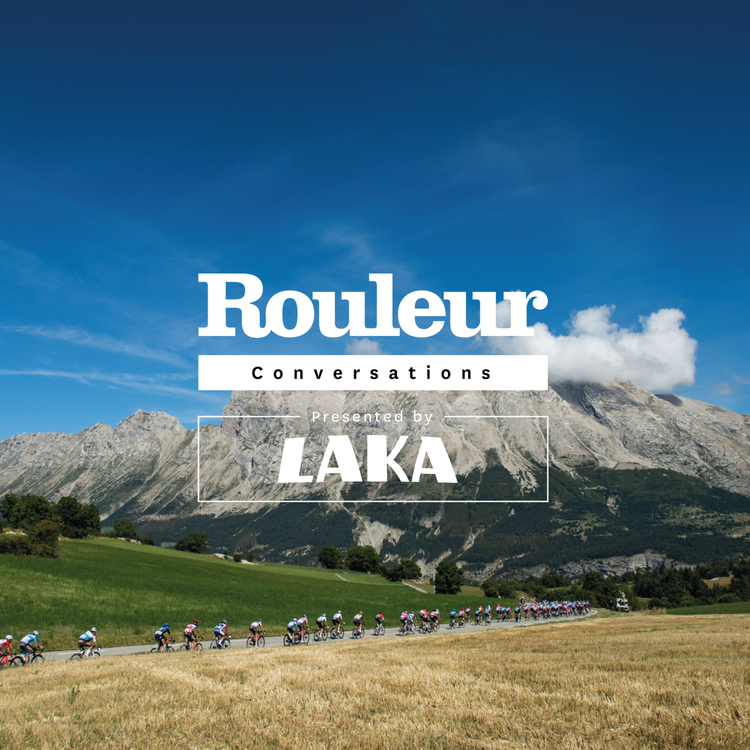 cover art for Rouleur Conversations - the first week of the Tour and Lizzy Banks on La Course