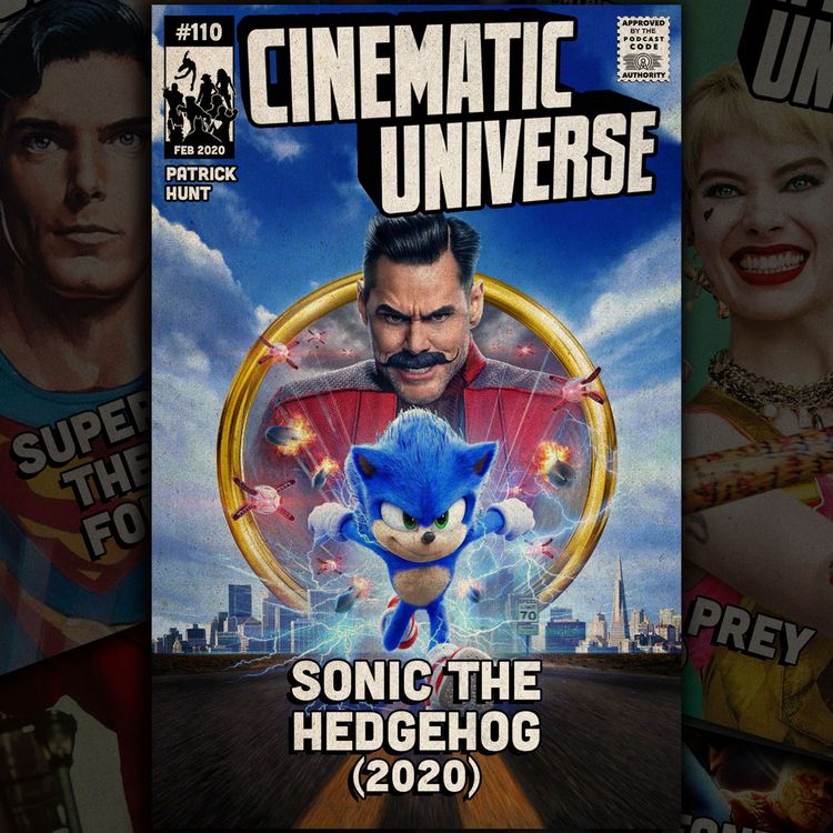 cover art for Episode 110: Sonic the Hedgehog (2020)