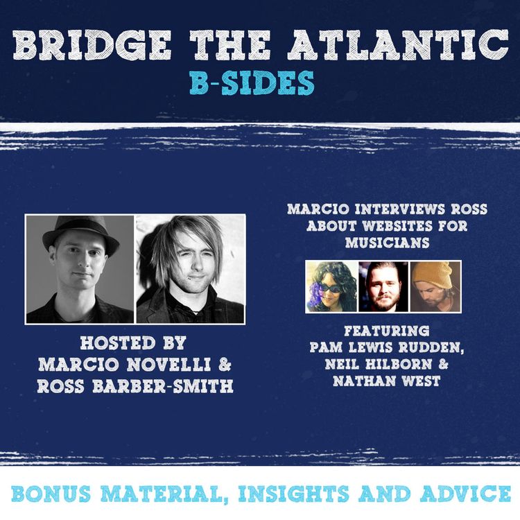 cover art for B-Sides: Ross and Marcio talk Web Design for Bands and Musicians