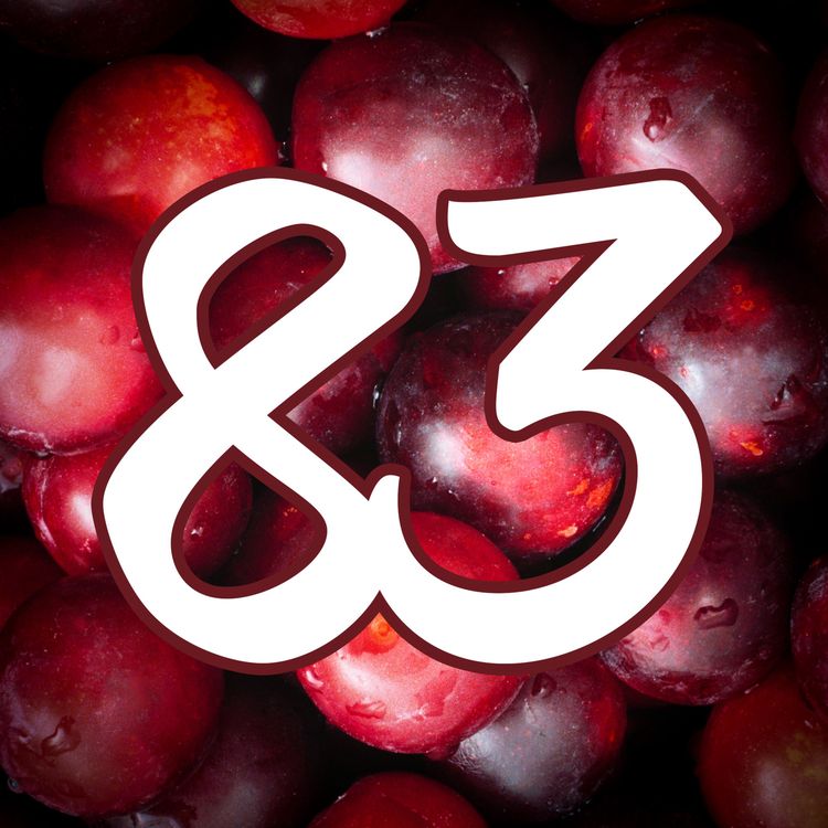 cover art for 83 Plums and Damsons