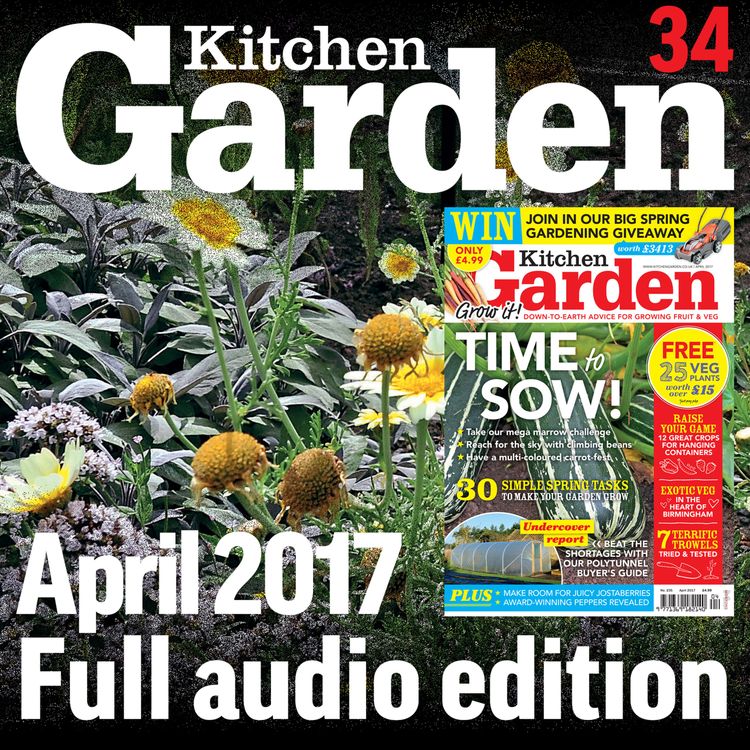 cover art for 034 Kitchen Garden April 2017 full audio edition