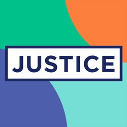 cover art for JUSTICE with prison philanthropist Edwina Grosvenor