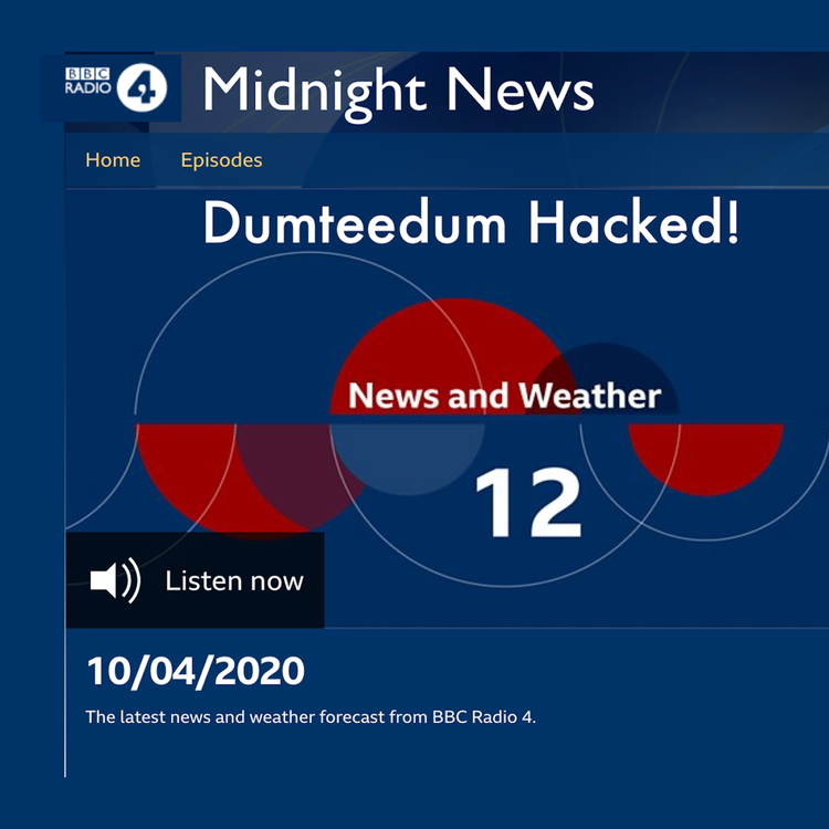 cover art for DTD: 324 - Was Ed right to reject Emma and Dumteedum makes national news