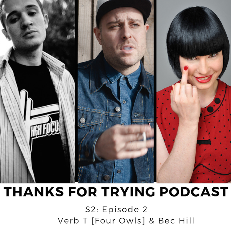 cover art for 22: Verb T [Four Owls] & Bec Hill