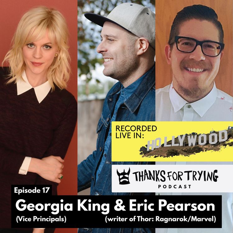 cover art for 17: Georgia King [HBO's Vice Principals] & Eric Pearson [Marvel]