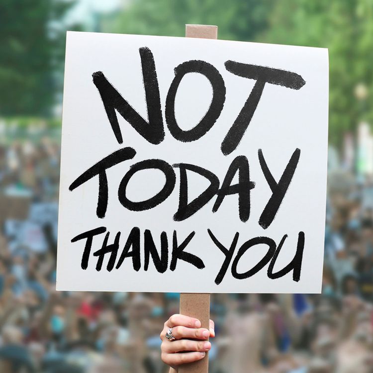 cover art for Just Say Not Today, Thank You