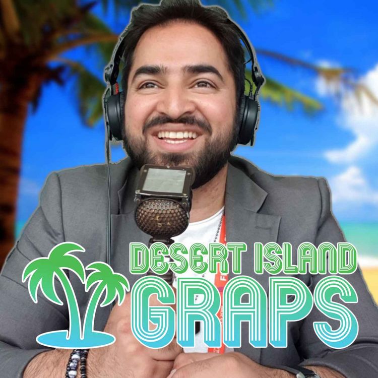 cover art for Aatif Nawaz (Comedian, Cricket Commentator For BBC Test Match Special) | Desert Island Graps #110
