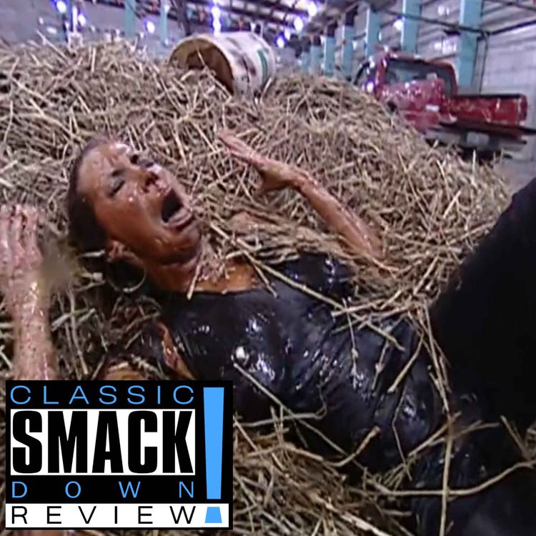 cover art for Classic WWE SmackDown Review #76 | Stephanie McMahon ATTACKED By Trish Stratus, Kurt Angle Puts The Rock Through A Table