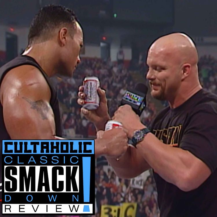 cover art for Classic WWE SmackDown Review #81 | The Rock And Stone Cold Toast To WWE WrestleMania, Triple H Destroys Undertaker's Bike