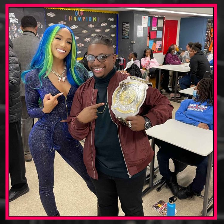 cover art for Mr. Perry (KIPP AMP After-School Wrestling Club) On Sasha Banks Surprise Appearance And WrestleMania 39 Ambitions