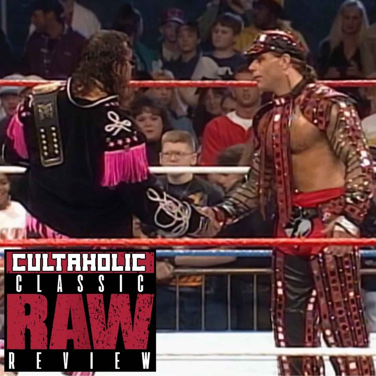 cover art for Classic WWE Raw Review #148 | Shawn Michael And Bret Hart Meet Ahead Of WrestleMania XII