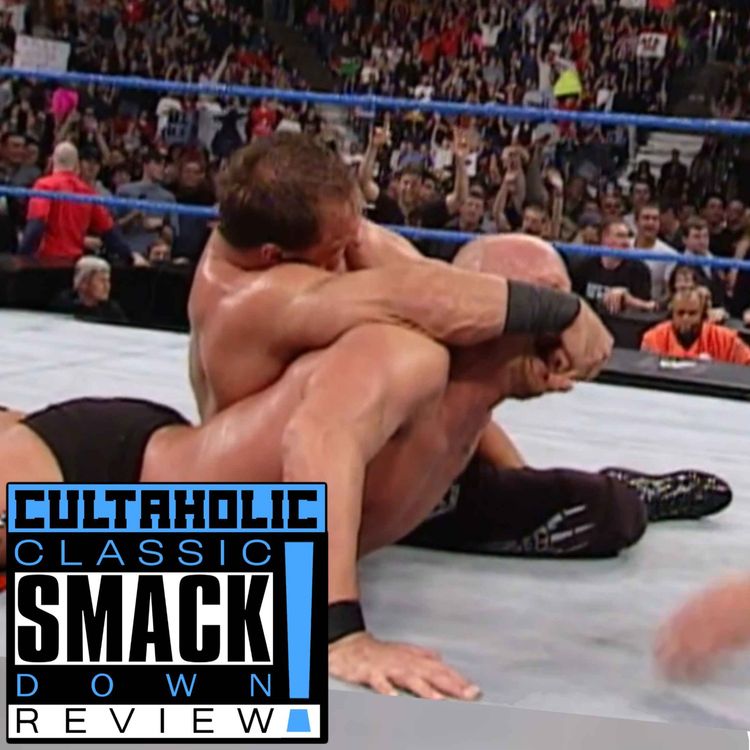 cover art for Classic WWE SmackDown Review #94 | Chris Benoit vs Steve Austin Put On SMACKDOWN'S GREATEST TITLE MATCH!