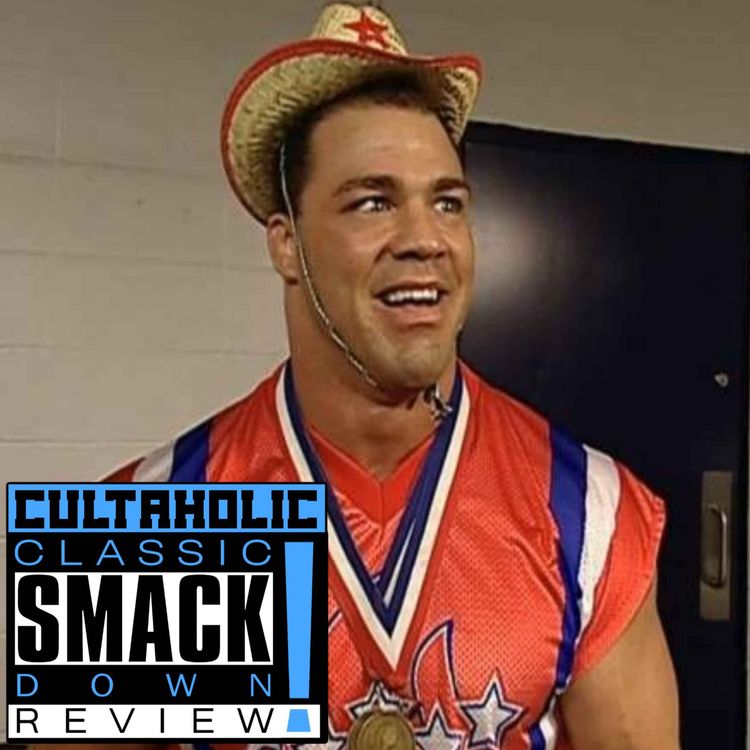 cover art for Classic WWE SmackDown Review #99 | The WCW Championship Is Defended And Kurt Angle Wears A FUNNY HAT!