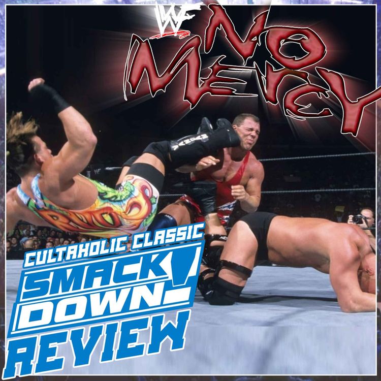 cover art for RETRO REACTIONS: WWF No Mercy 2001 (Steve Austin Versus Kurt Angle Vs Rob Van Dam)