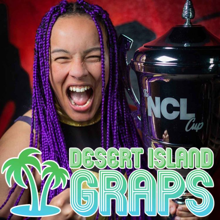 cover art for DIG #180: RHIO (NORTH Wrestling) talks fighting Mercedes Martinez, WWE Tryouts and joining No Way Jose's Conga Line! | DESERT ISLAND GRAPS