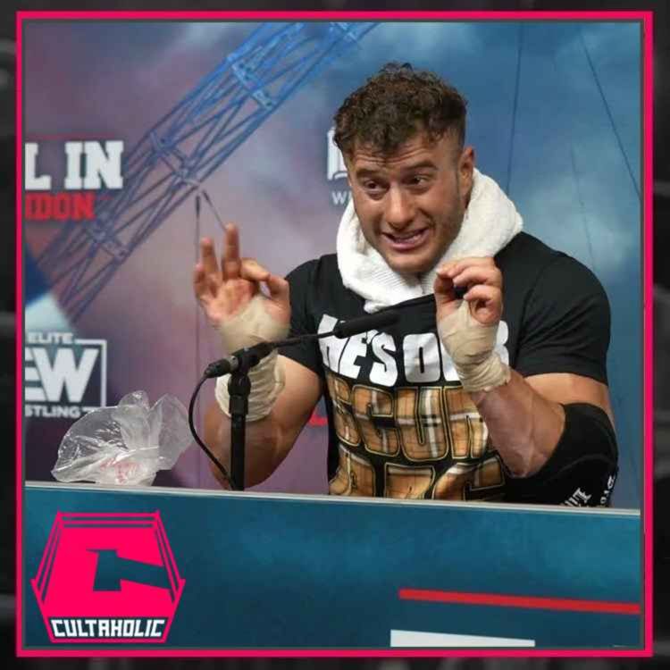 cover art for AEW All In Media Scrum - Tony Khan, MJF, Saraya, Orange Cassidy, Backstage Atmosphere, Wembley 2024 & More!