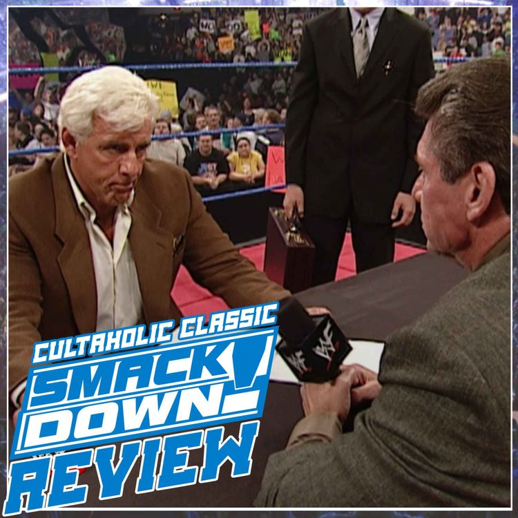 cover art for WWE SmackDown #129: Ric Flair says Goodbye to save the WWF from the nWo | CULTAHOLIC WRESTLING NEWS