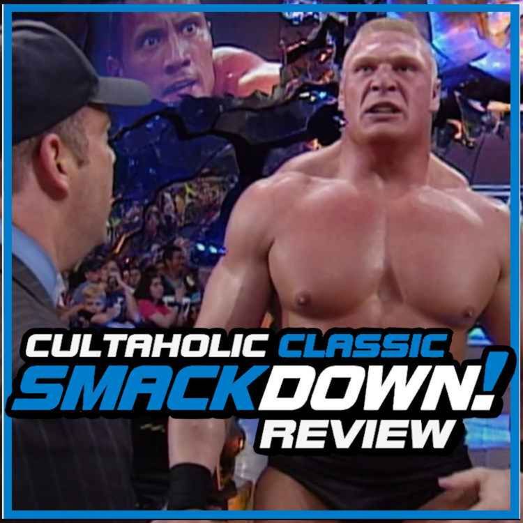 cover art for WWE SmackDown #158 - Brock Lesnar and The Rock BRAWL On The Road To SummerSlam 2002