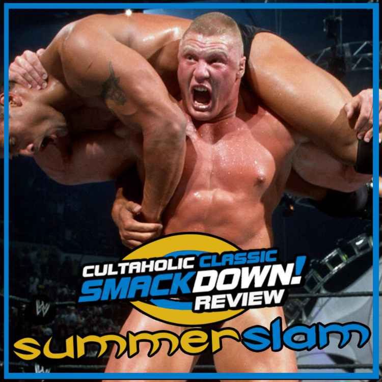 cover art for RETRO REACTIONS - WWE SummerSlam 2002 - Brock Lesnar wins the WWE Title! 