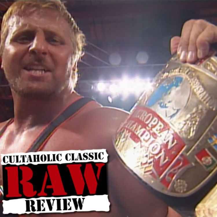 cover art for WWE Raw #244 - Owen Hart: NEW EUROPEAN CHAMPION!