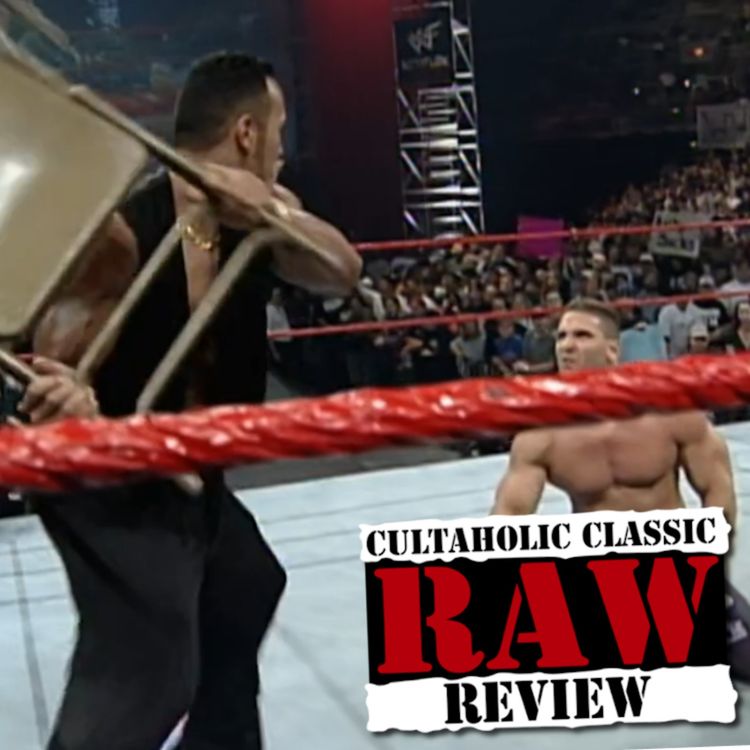 cover art for WWE Raw #251 - The Chair Shot Heard Round The World