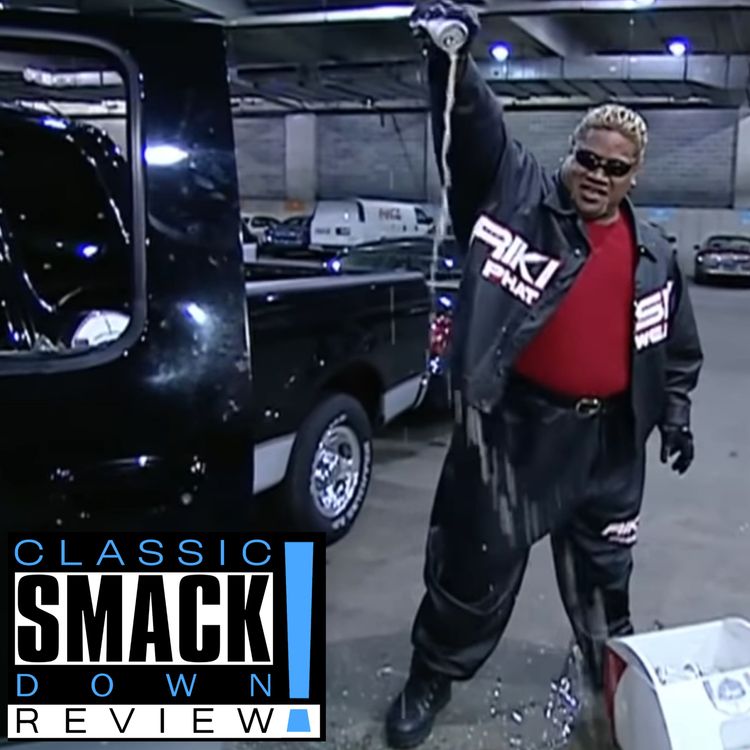 cover art for Classic WWE Smackdown Review #59 | Rikishi DESTROYS Steve Austin's Truck, Beats Up JR! Rock Vs Angle Vs Benoit Vs Triple H