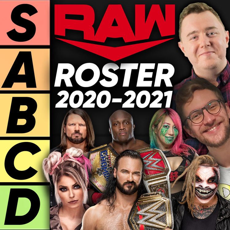 cover art for TIER LIST: WWE Raw Roster 2020-2021