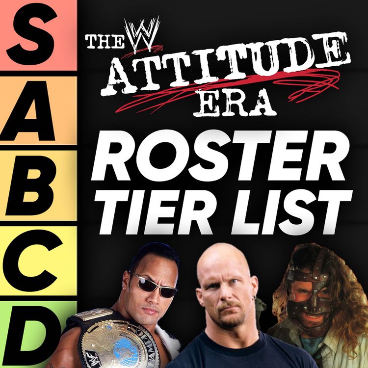 cover art for TIER LIST: WWE Attitude Era Roster