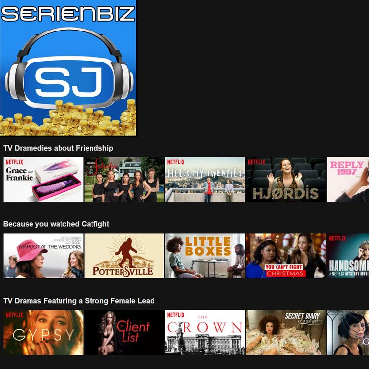cover art for Serienbiz: Wie entsteht Eure Netflix-Startseite?