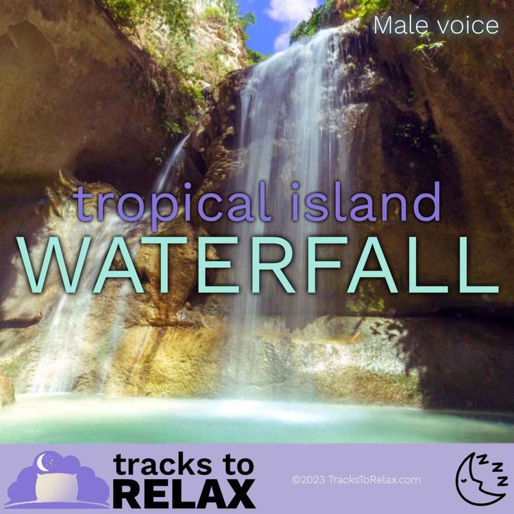 cover art for Tropical Island Waterfall Sleep Meditation