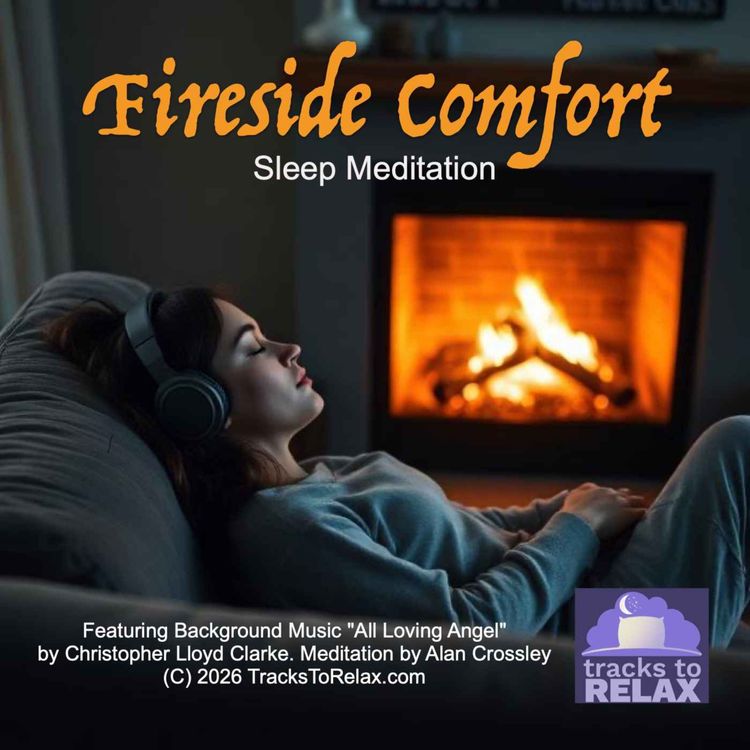 cover art for NEW! - Fireside Comfort Sleep Meditation