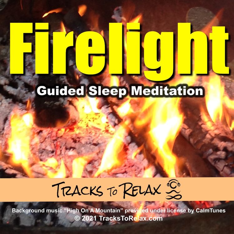 cover art for Firelight Campfire Sleep Meditation