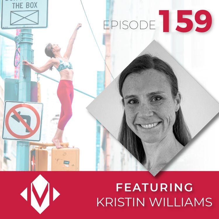 cover art for 159 | Combining yoga and physical therapy | with Kristin Williams