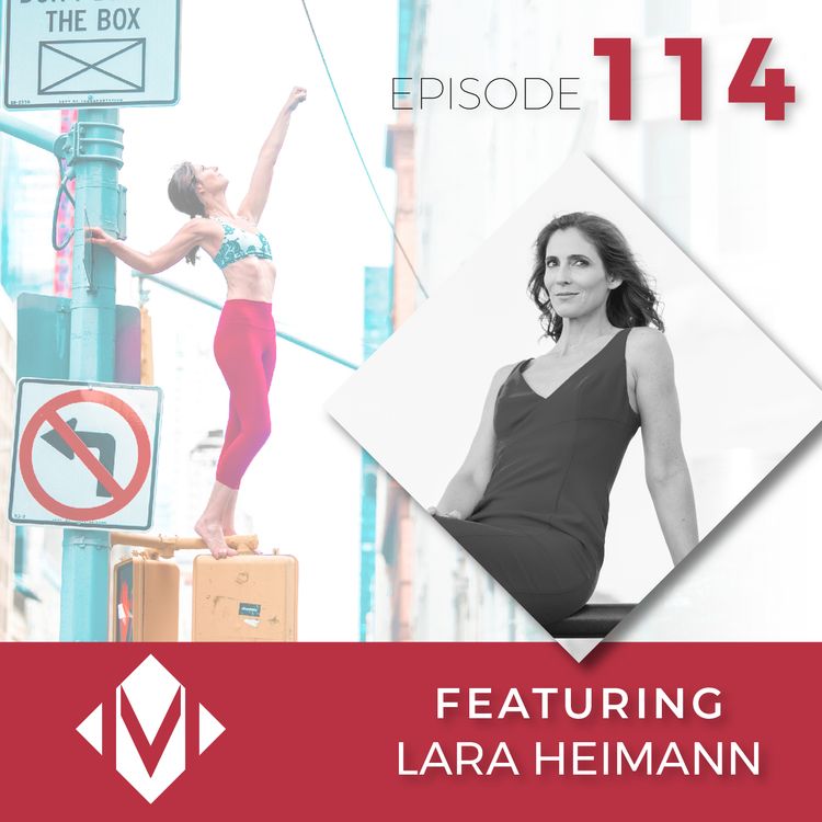 cover art for 114 | Forward Folds | with Lara Heimann