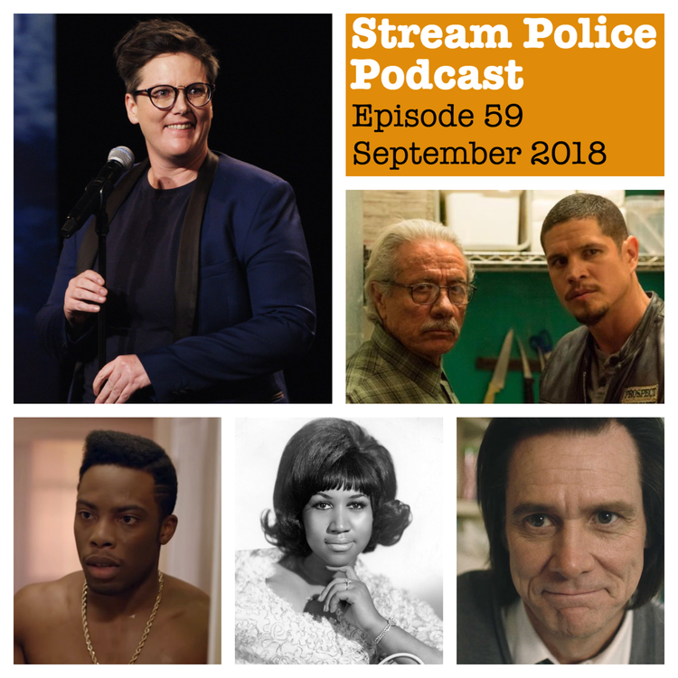 cover art for #59 - Fall TV Preview 1; Hannah Gadsby's NANETTE; Eminem's KAMIKAZE; BET's BOBBY BROWN STORY