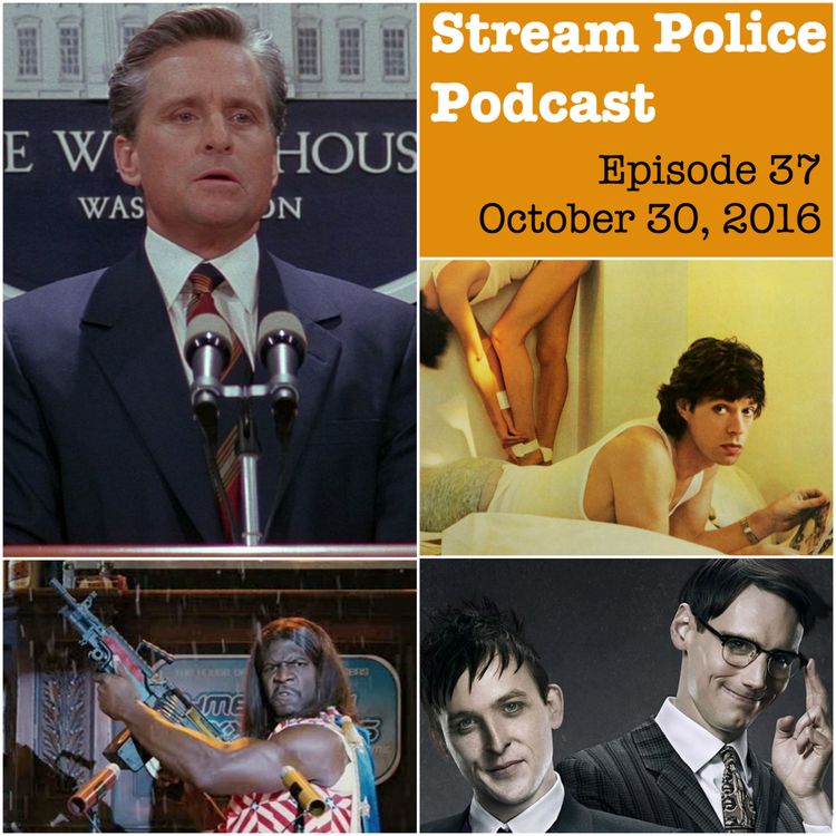 cover art for #37 - Movie presidents; GOTHAM's risky love story; The scariest song of all time