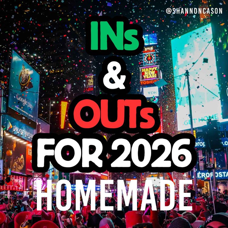 cover art for INs & OUTs for 2026 | Homemade