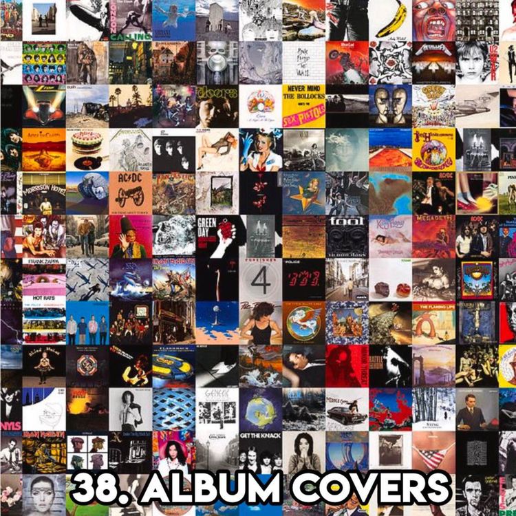 cover art for 38. ALBUM COVERS  (with Patreon TopHead David)