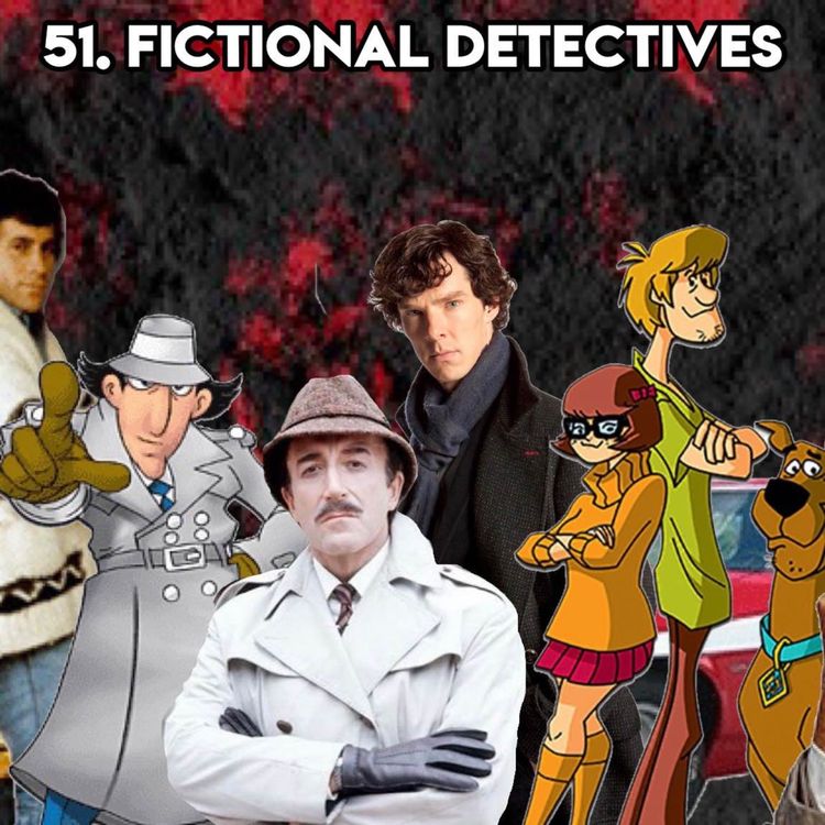 cover art for 51. FICTIONAL DETECTIVES (with broadcaster Claire Carter)
