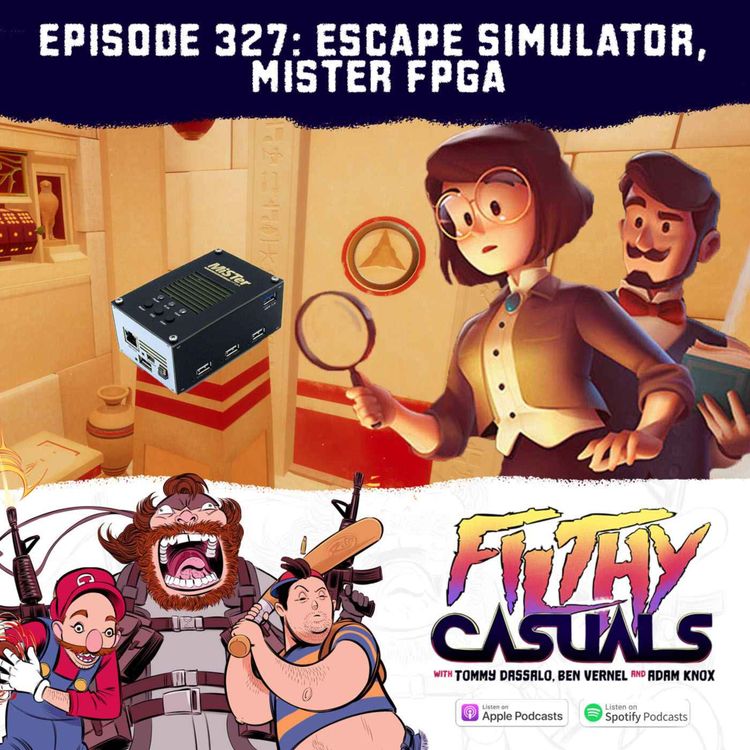 cover art for Episode 327: Escape Simulator, MiSTer FPGA