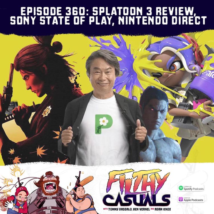 cover art for Episode 360: Splatoon 3 Review, Sony State of Play, Nintendo Direct