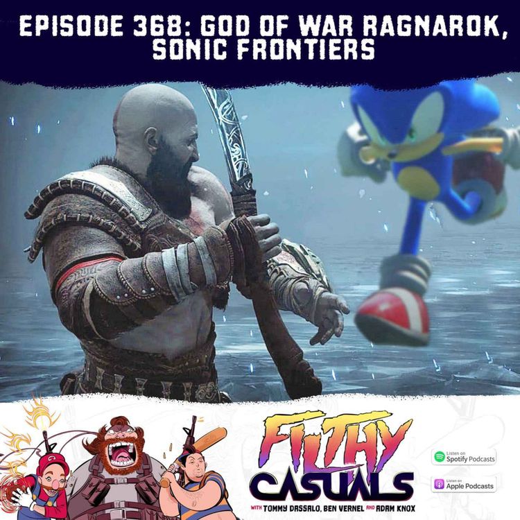 cover art for Episode 368: God of War Ragnarok, Sonic Frontiers