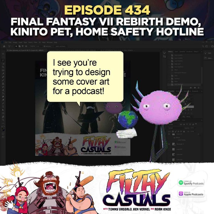 cover art for Episode 434: Final Fantasy VII Rebirth Demo, Kinito Pet